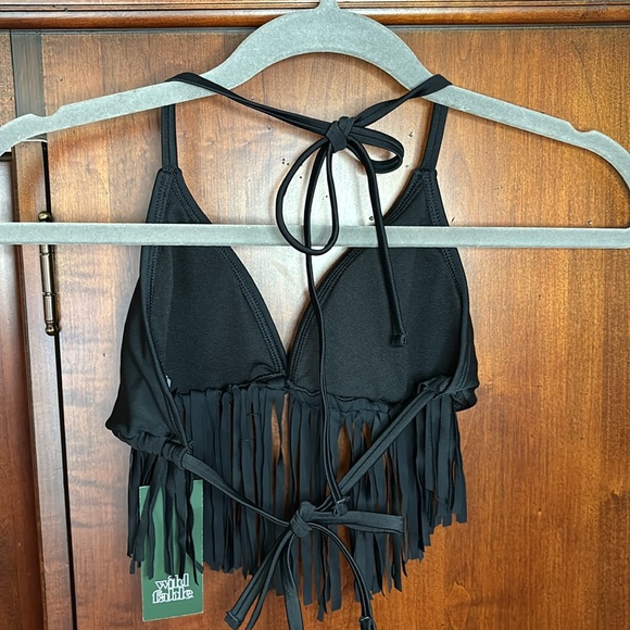 NWT Wild Fable Fringe String Bikini Top - Picture 3 of 5